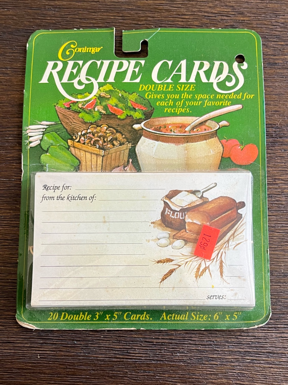Vintage Recipe Cards | Double Size / Pre-Folded | NEW